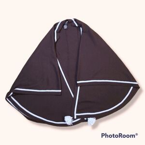 Colette Mordo For Sadimara Wool Blend Cape Poncho Outerwear OS